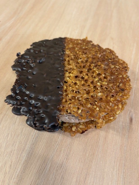 Havregrynskage m. kakao creme