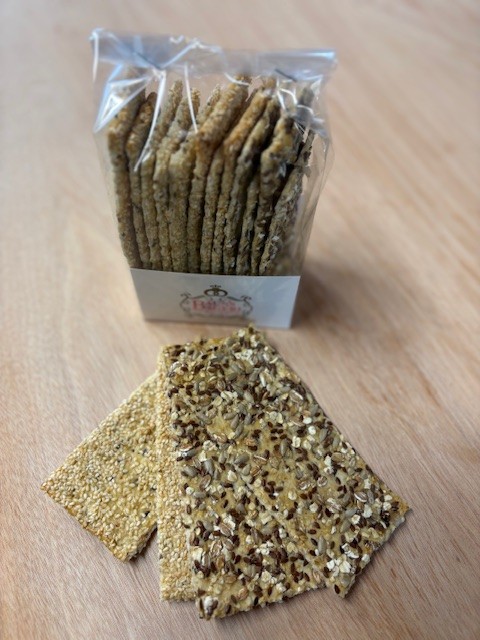 Hjemmelavet knækbrød m. 12 stk