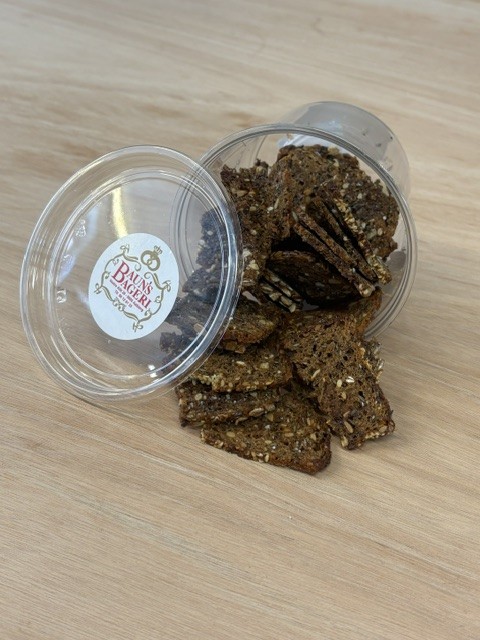 Rugbrødschips m. Salt